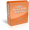 Thumbnail 650 Articles on 40 Niches - with PLR + MYSTERY BONUS!