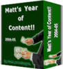 Thumbnail Matt's Year of Content - with FULL PLR + Mystery BONUS!