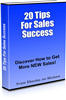 Thumbnail 20 Tips For Sales Success - with Private Label Rights+BONUS!