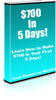 Thumbnail How to Make $700 In 5 Days - with MRR+2 Mystery BONUSES!