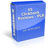Thumbnail 55 Clickbank Product Review PLR Articles - with PLR+BONUSES