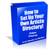 Thumbnail How to Set Up Your Own Article Directory - with MRR+ BONUSES