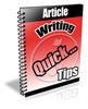 Thumbnail Article Writing Quick Tips E-course - with PLR + BONUSES!