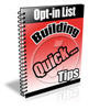 Thumbnail Optin Tips Quick Tips E-course - with PLR + 2 BONUSES!