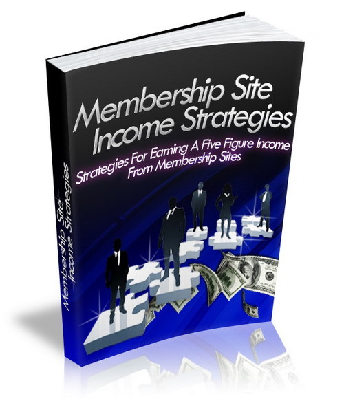 Product picture Membership Site Income Strategies- with Master Resell Rights