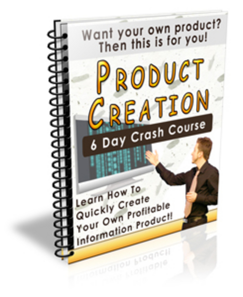 Product picture Product Creation Crash Course - with PLR + MYSTERY BONUS!