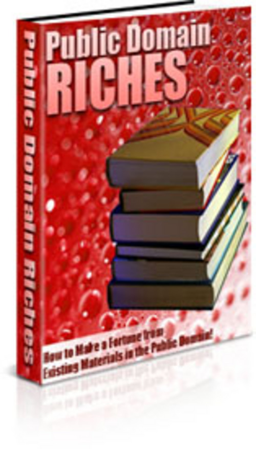 Product picture Public Domain Riches - with Private Label Rights + BONUS!