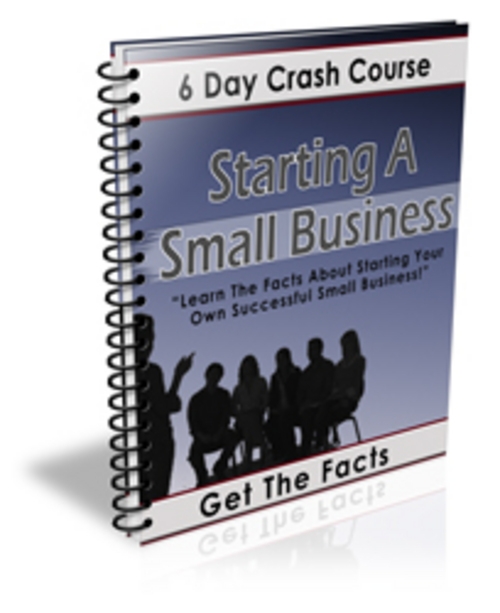 Product picture Starting A Small Business Crash Course - with PLR + BONUS!