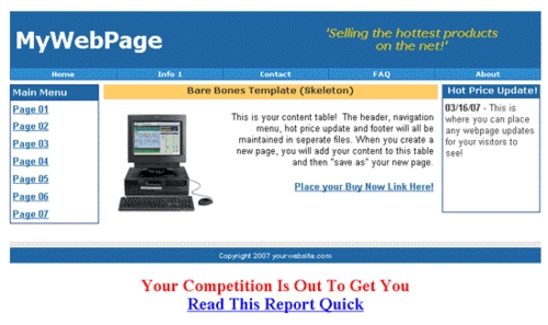 Product picture EZ PHP Templates - with FULL Private Label Rights+BONUS!