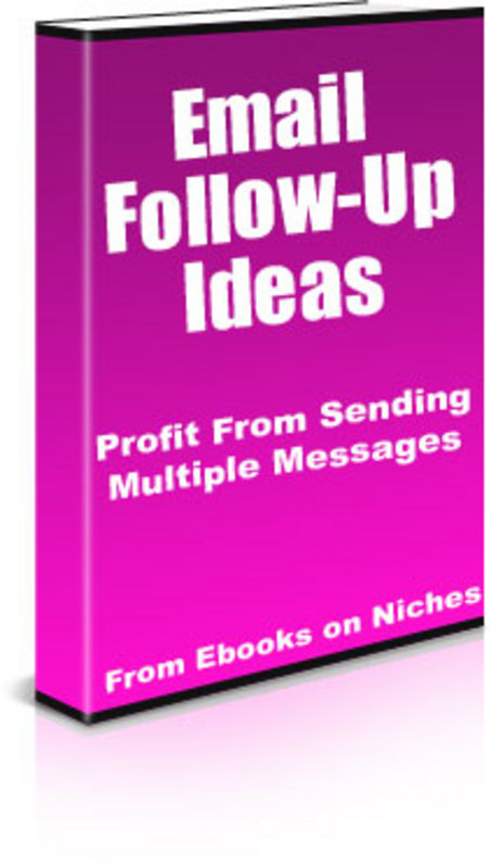 Product picture Email Follow-Up Ideas - with Private Label Rights + BONUS!