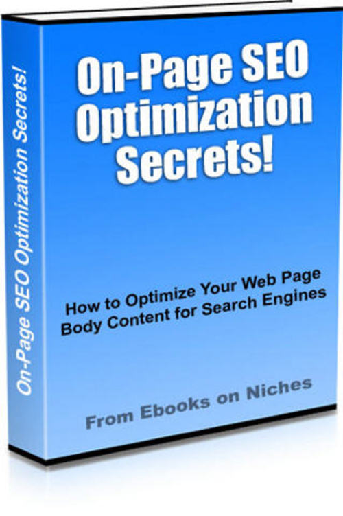 Product picture On-Page SEO Optimization Secrets - with FULL PLR + BONUS!