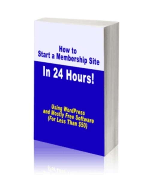 Product picture Start a Membership Site in Just 24 Hours - with PLR + BONUS!