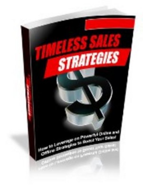 Product picture Timeless Sales Strategies - with FULL PLR + BONUS!
