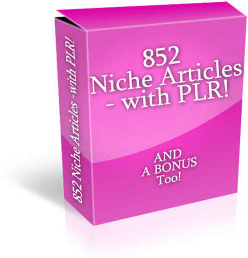 Product picture 852 Articles on 35 Niches - with PLR + MYSTERY BONUS!