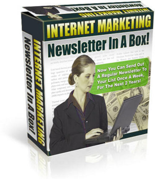 Product picture Internet Marketing Newsletter In A Box -  with MRR+BONUS!