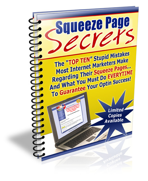 Product picture Squeeze Page Secrets-The Insiders Guide!