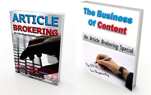 Product picture Article Brokering Report - with FULL MRR + 2 Mystery BONUSES