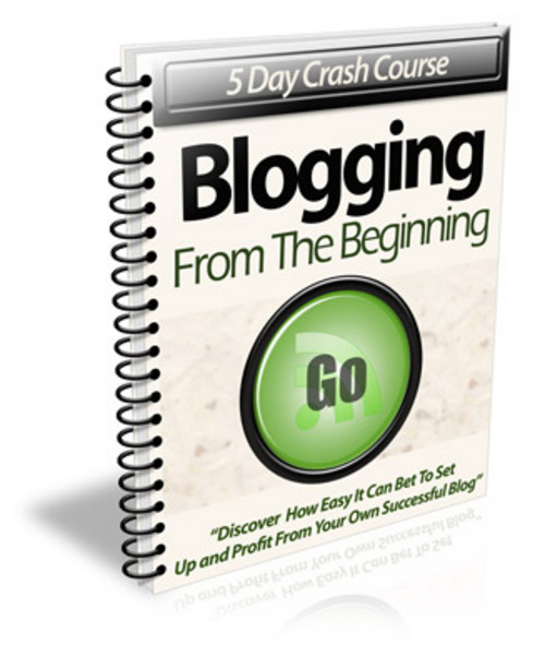 Product picture Blogging From The Beginning Course - PLR+2 MYSTERY BONUSES