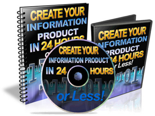 Product picture Create Infoproducts in 24 Hours or Less - with 3 BONUSES!