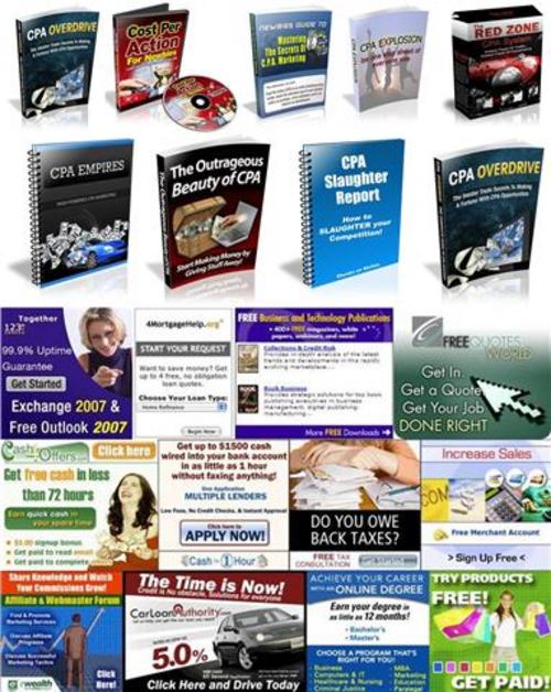 Product picture Ultimate Cost Per Action (CPA) Pack - with 2 Mystery BONUSES