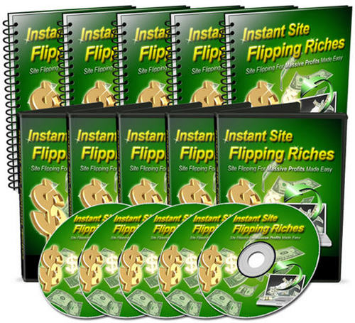 Product picture Instant Site Flipping Riches - with MRR + 2 Mystery BONUSES!