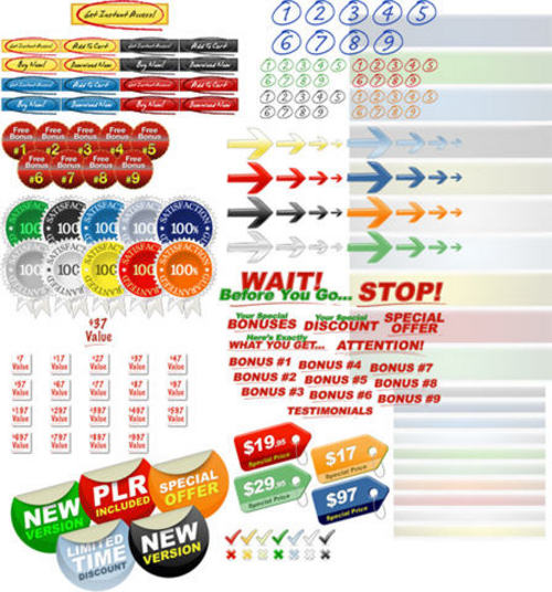 Product picture Internet Marketing Graphics Pack V2 + 2 Mystery BONUSES!
