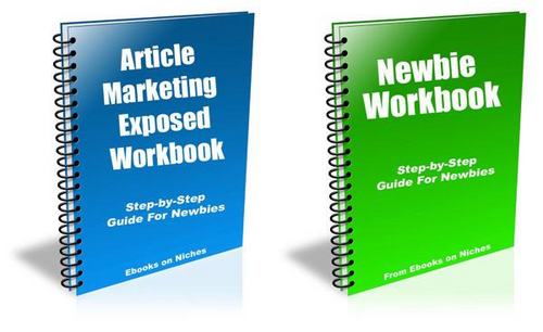 Product picture Newbie Workbook and Article Marketing Workbook - PLR+BONUSES