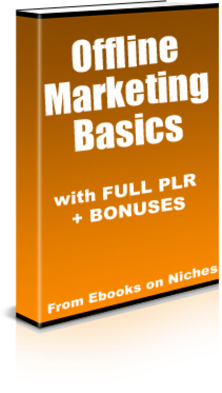 Product picture Offline Marketing Basics - with FULL PLR + 2 Mystery BONUSES