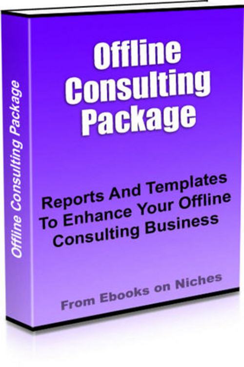 Product picture Offline Consulting Package - with PLR + 2 Mystery BONUSES!