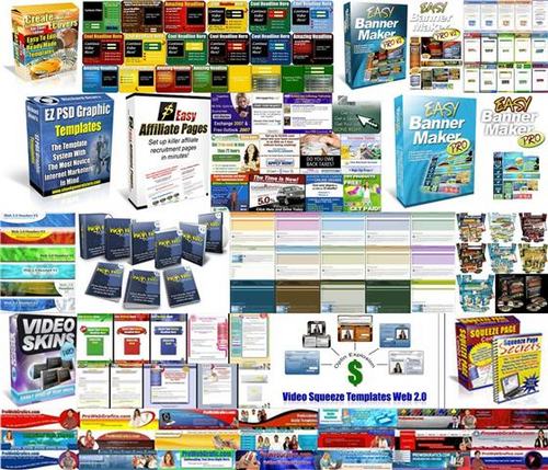 Product picture Ultimate Website Graphics Pack + 2 Mystery BONUSES!