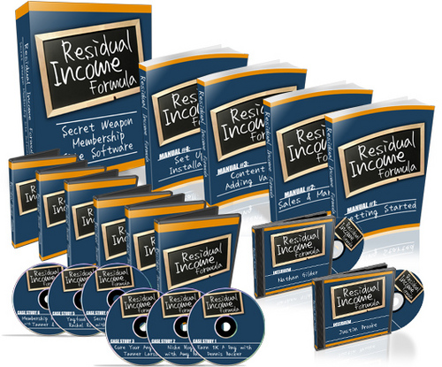Product picture Residual Income Formula Home Study Course+2 Mystery BONUSES!