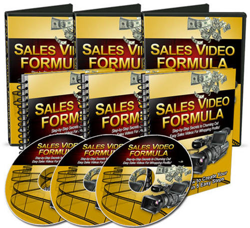 Product picture Sales Video Formula - with FULL MRR + 2 Mystery BONUSES!