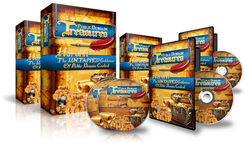 Product picture Public Domain Treasures Video Course - MRR+2 Mystery BONUSES