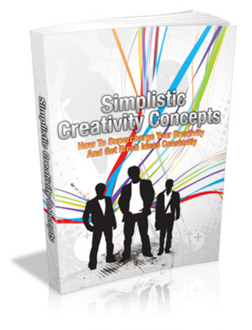 Product picture Simplistic Creativity Concepts - with MRR+2 Mystery BONUSES!