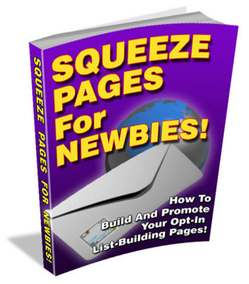 Product picture Squeeze Pages for Newbies