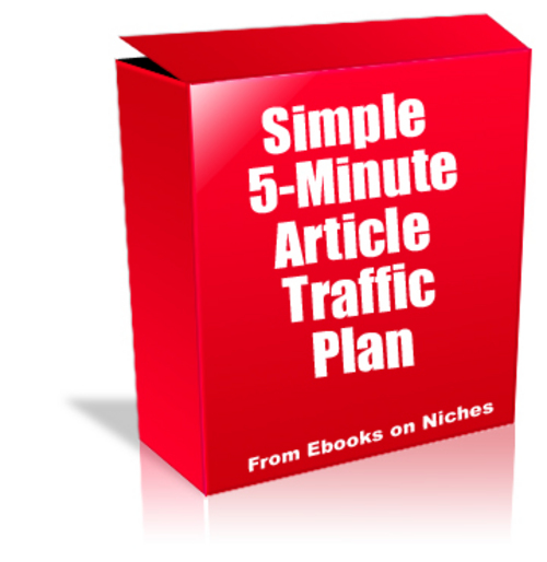 Product picture Simple 5-Minute Article Traffic Plan - MRR+2 Mystery BONUSES