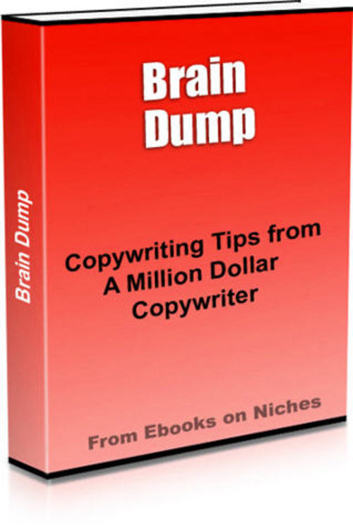 Product picture Brain Dump-Copywriting Tips from A Million Dollar Copywriter