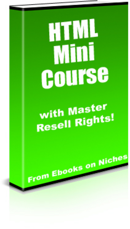 Product picture HTML Mini Course - Master Resell Rights + 2 Mystery BONUSES!