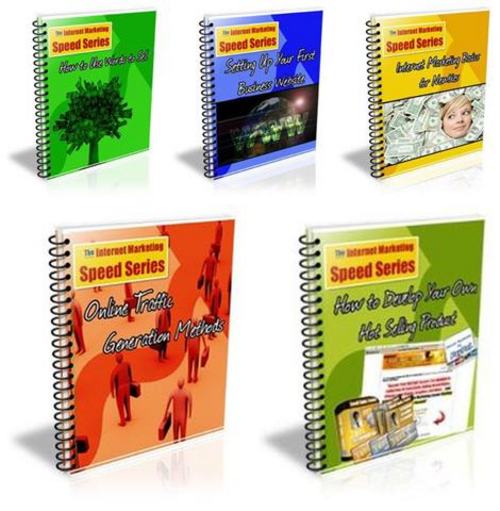 Product picture Internet Marketing Speed Guide Series - with PLR + BONUSES!
