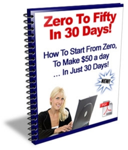 Product picture Zero To Fifty In 30 Days - with MRR + 2 Mystery BONUSES!