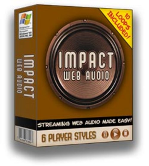 Product picture Impact Web Audio Software - MRR + 2 Mystery BONUSES!
