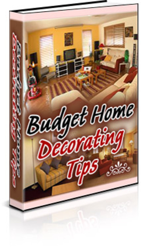 Product picture Budget Home Decorating Tips - with PLR + 2 Mystery BONUSES!