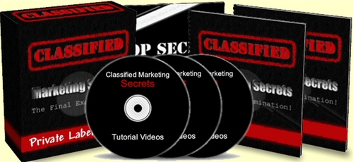 Product picture Classified Marketing Secrets - with PLR + 2 Mystery BONUSES!