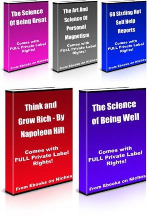 Product picture Self Improvement Mega Pack - Private Label Rights+2 BONUSES!