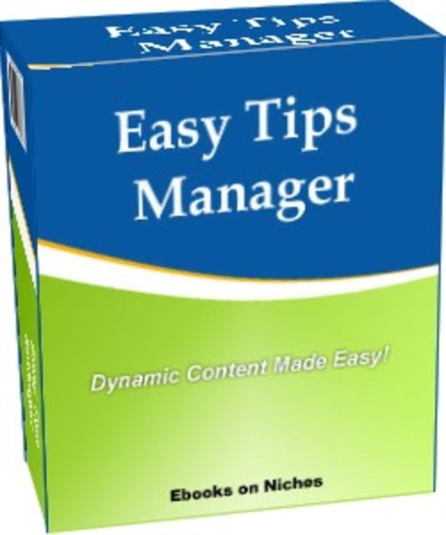 Product picture Easy Tips Manager - Dynamic Content Made Easy - with BONUSES