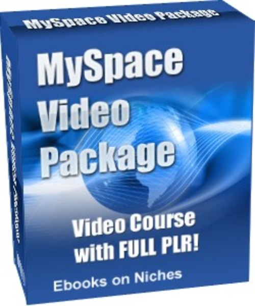 Product picture MySpace Video Package - with FULL PLR + 2 Mystery BONUSES!
