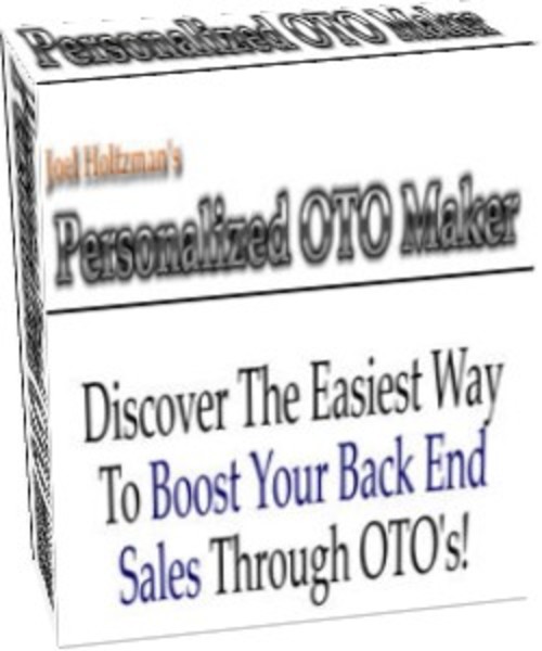 Product picture Personalized OTO Maker Script - with 2 Mystery BONUSES!