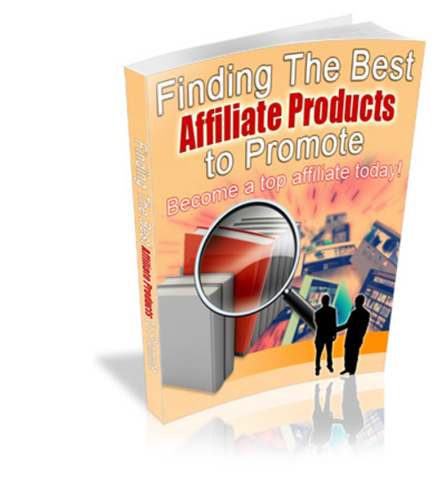 Product picture Finding the Best Affiliate Products to Promote - with MRR!