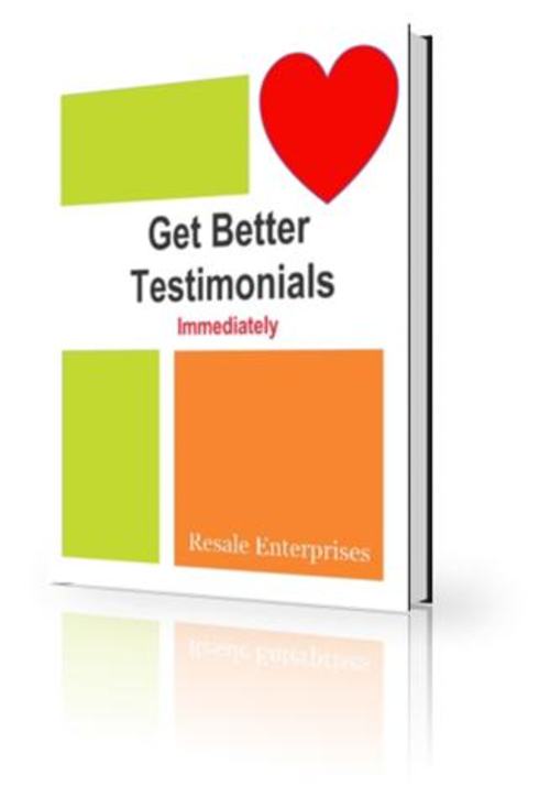 Product picture How To Get Testimonials