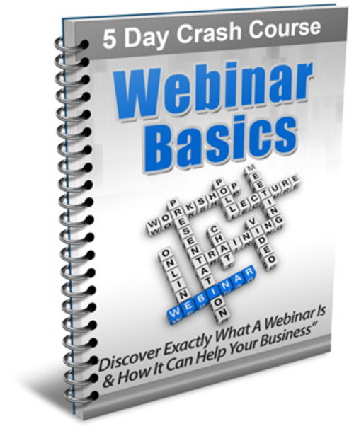 Product picture Webinar Basics Course - with PLR + 2 Mystery BONUSES!